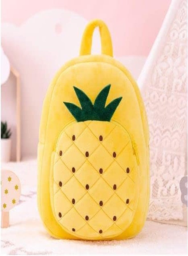 Delicado Toddler Preschool Kids Backpack for School/Nursery/Picnic/Travelling Bag for Baby Girl Boy Age 1-6 Years (14 * 12 inches) (Multicolour) (Pineapple) - Image 3